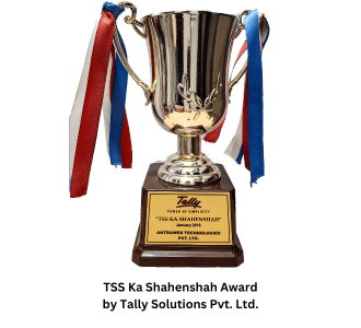 TSS Ka Shahenshah Award by Tally solutions Pvt. Ltd.